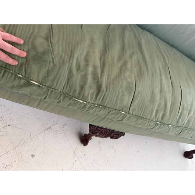 Southwood Queen Anne Style Mahogany Sofa For Sale - Image 9 of 10