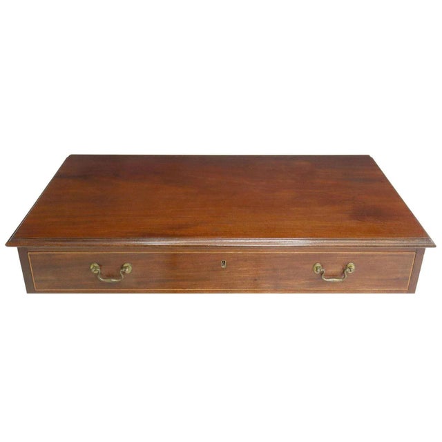 Antique English Georgian Period Mahogany Commode For Sale - Image 4 of 6