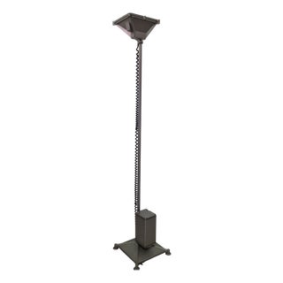 Lingotto Floor Lamp in Cast Iron and Steel by Renzo Piano for Guzzini For Sale