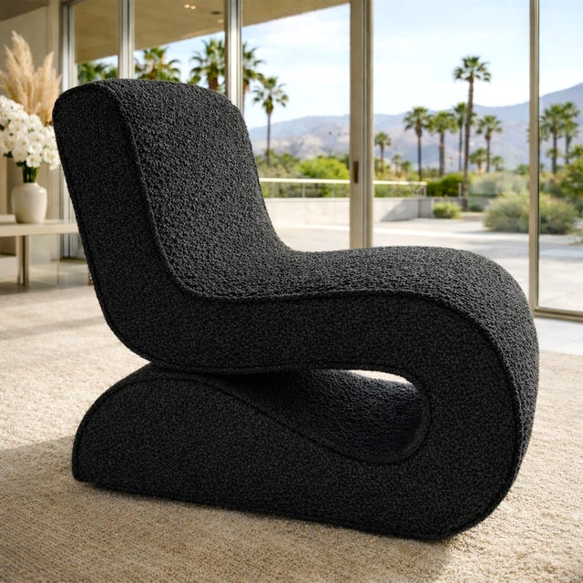 Lenux Boucle S Lounge Chair For Sale - Image 9 of 9