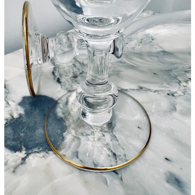 Saint-Louis Crystal Champagne Glasses For Sale In New York - Image 6 of 12