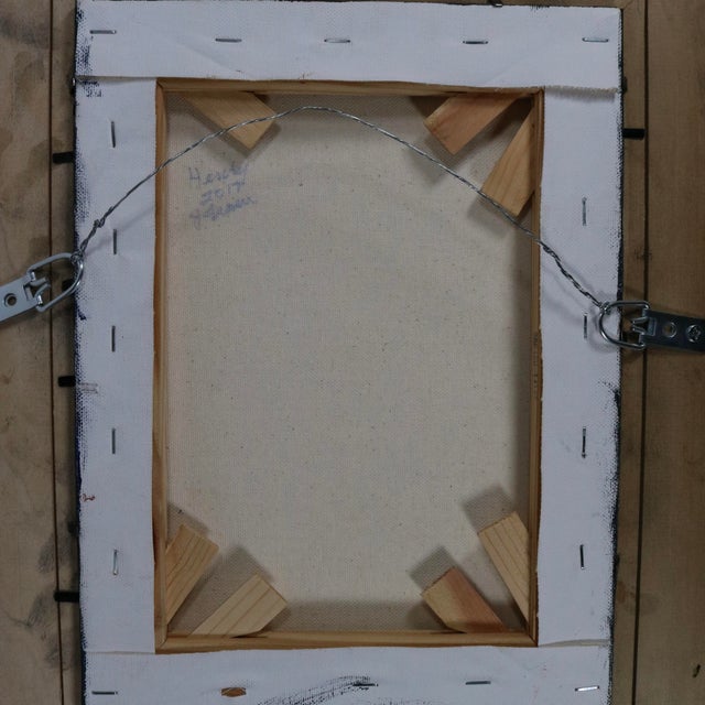 Boston Terrier Dog Portrait Oil Painting “Henry” Signed For Sale - Image 12 of 14