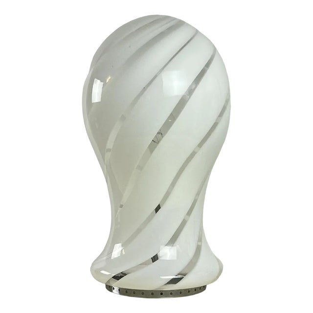 Large Murano Glass Table Lamp, Italy, 1970s For Sale