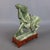Chinese Jade Horse Sculpture on Wooden Base, 20th Century For Sale - Image 3 of 18
