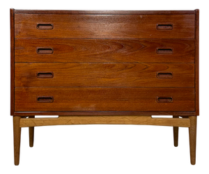 Vintage Danish Teak Chest of Drawers by Arne Hovmand Olsen for Mogens Kold, 1960s