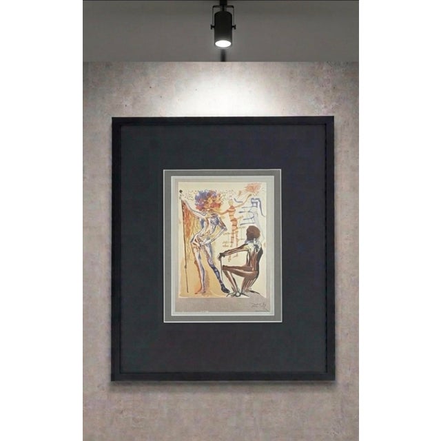 The Artwork: This is an authorized 24-color serigraph on a reinforced 925/1000 silver plate from Salvador Dalí’s 1971...