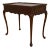 Hickory Chair Co Queen Anne Mahogany Tea Table For Sale
