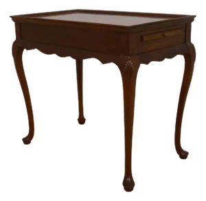 Hickory Chair Co Queen Anne Mahogany Tea Table