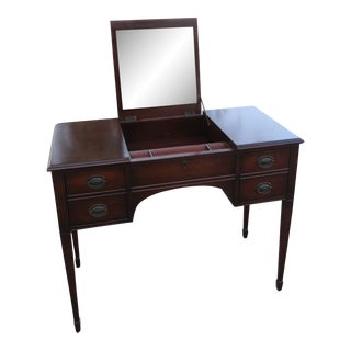 Kindel Vanity Table Writing Office With Flip Up Mirror For Sale