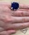 AGL Certified Natural 35.12 Carat Cushion-Cut Tanzanite Ring 4.5 Carat Diamonds For Sale - Image 14 of 18