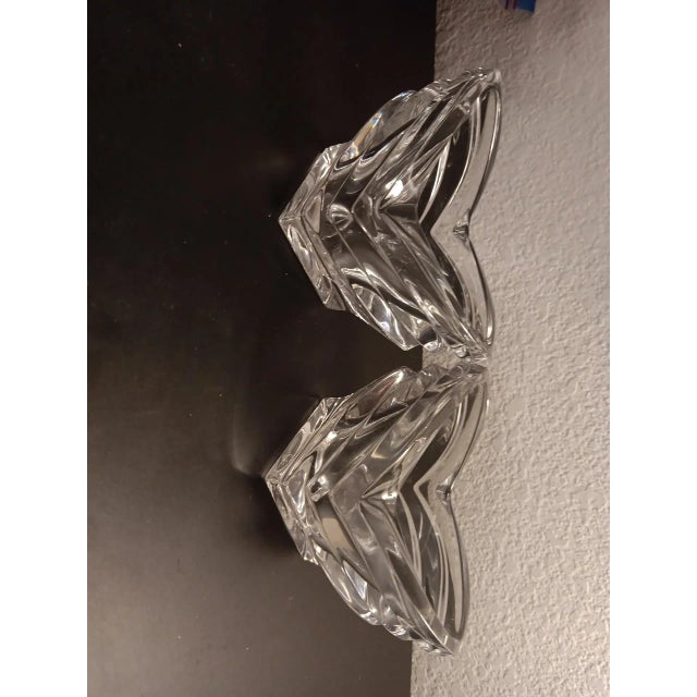 GORGEOUS NEW PAIR of MIKASA 5" Etched Crystal Tulip Bowls. Add a touch of elegance to your home with this pair of gorgeous...