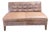 Mitchell Gold + Bob Williams Tufted Brown Leather Bench Settee For Sale