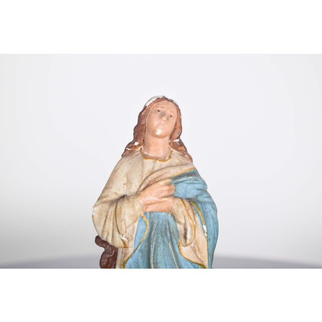 Sculpture of Our Lady of the Immaculate Conception For Sale - Image 6 of 8