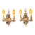 Vintage 1930s Art Deco Cast Bronze Double Wall Sconce, Restored Pair Original Finish Rewired Light Fixture Ready to Install Home Decor For Sale