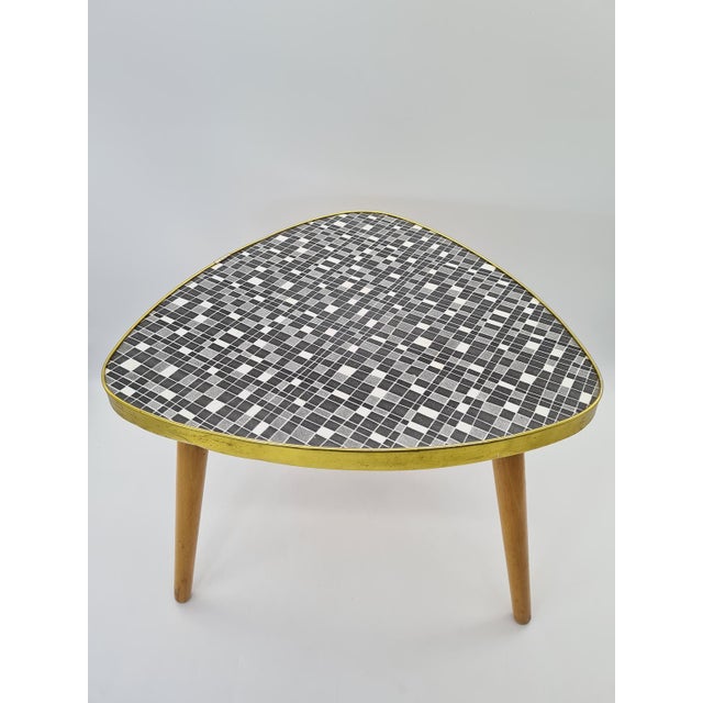 Gray Side Table or Plant Stand from Hal Lei, GDR, 1960s For Sale - Image 8 of 11