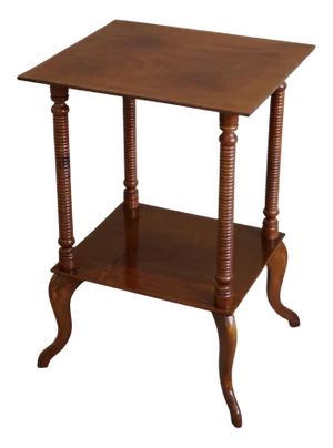Early 20th Century Danish Side Table Pedestal with Finely Carved Legs, 1920s