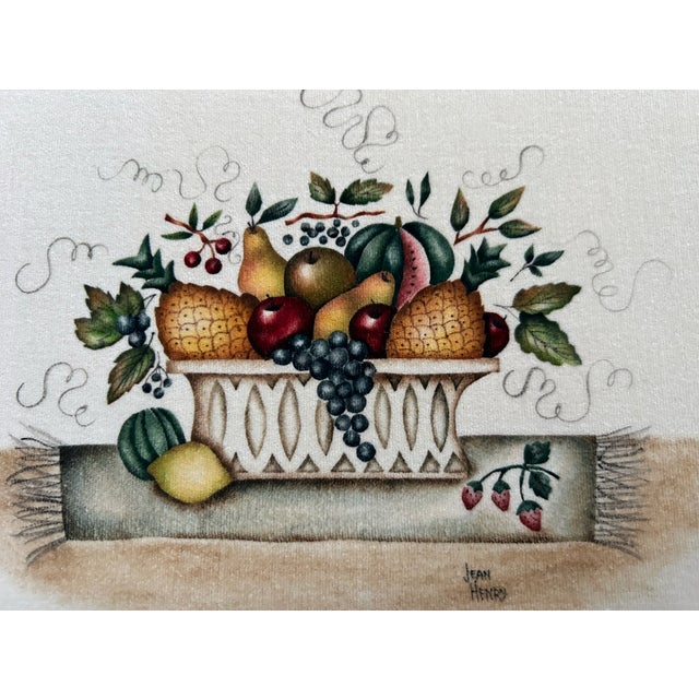 Mid Century Jane Henry Framed Theorem Painting For Sale In New York - Image 6 of 17