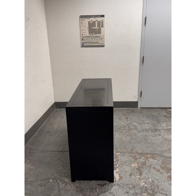 Robert Kuo Robert Kuo for McGuire Furniture Dragon Swirl Bar Cabinet For Sale - Image 4 of 12