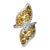 18k (750) Yellow Gold Natural Fancy Yellow Diamond Ring, Size 7 For Sale