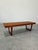 Large Mid Century Modern Danish Teak Bench With Pull Out Tray For Sale In Tampa - Image 6 of 12