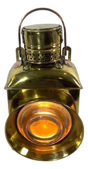 Antique Brass Marine or Railway Beacon