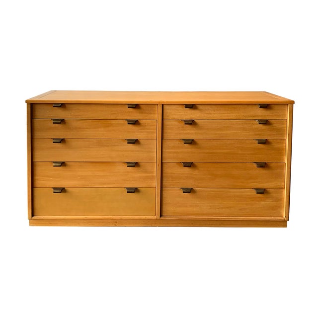 Mid Century Dresser Edward Wormley Drexel Precedent 10 Drawer