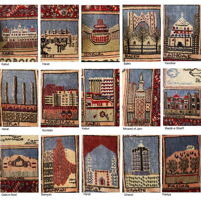 Vintage Afghan Hand-Knotted Turkmen Wool Rug, 1950s For Sale - Image 13 of 18