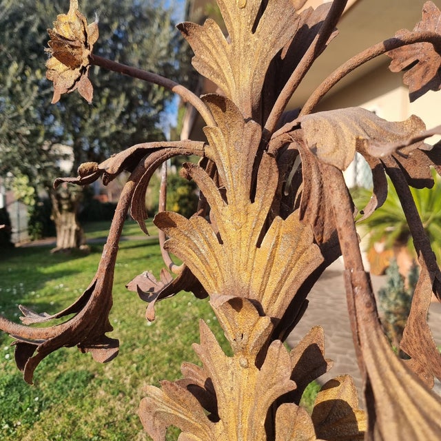 19th Century Gilded Sheet Metal Candelabra Pair, Set of 2 For Sale - Image 11 of 14