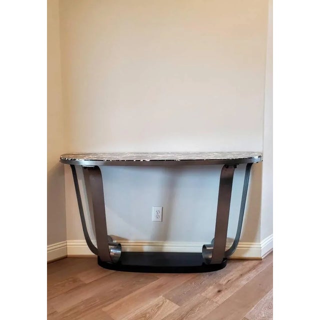 Art Deco French Art Deco Raymond Subes Console Table For Sale - Image 3 of 11