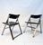 1990s Model P08 Folding Chairs in Stainless Steel and Nylon by Justus Kolberg for Tecno, Italy, 1991, Set of 2 For Sale - Image 5 of 15