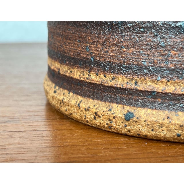 Mid-Century Modern Mid-Century Modern Danish Studio Pottery Planter by Tue Poulsen Keramik for Luwasa, 1960s For Sale - Image 3 of 13