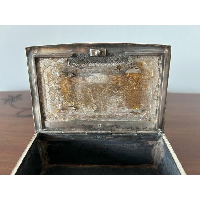 Early 20th Century Silver-Plated Metal Casket from WMF, Germany, 1890s For Sale - Image 15 of 18