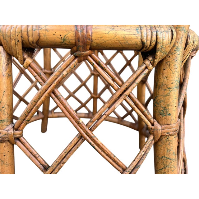 Ficks Reed Dining or Center Table For Sale - Image 12 of 15
