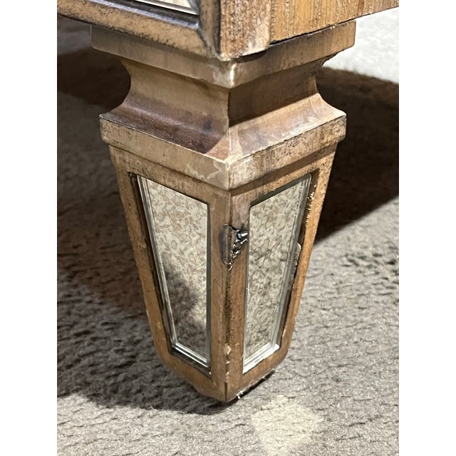 Hooker 3 Drawer Mirrored "Sanctuary" Nightstand For Sale - Image 9 of 12