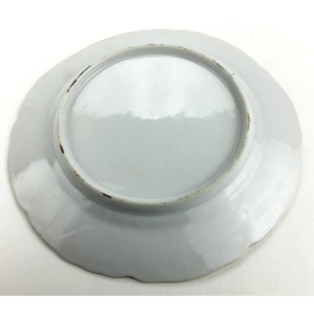 Antique Roses Desert Plate Gold Rimmed For Sale - Image 9 of 10