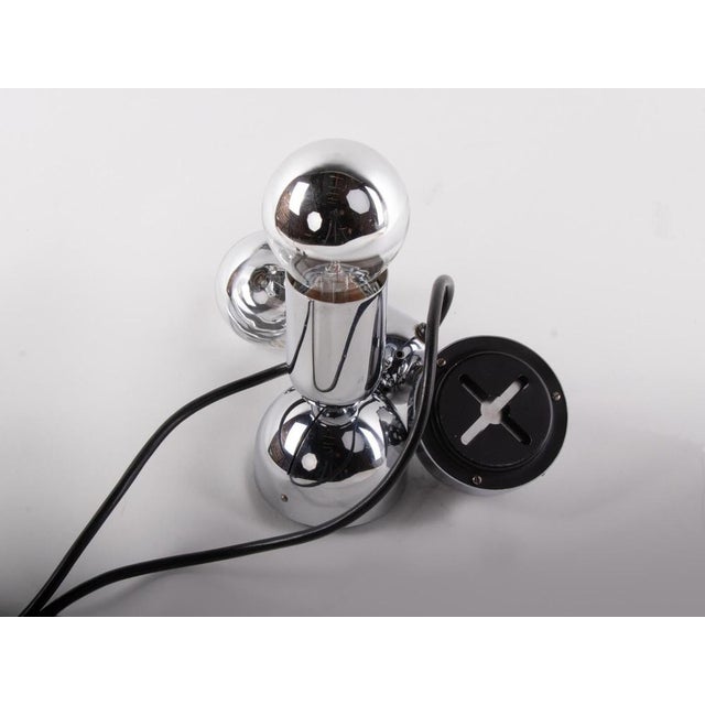 Metal Pollux Wall Sconce and Table Lamp by Ingo Maurer for Design M, Germany, 1967, Set of 2 For Sale - Image 7 of 8