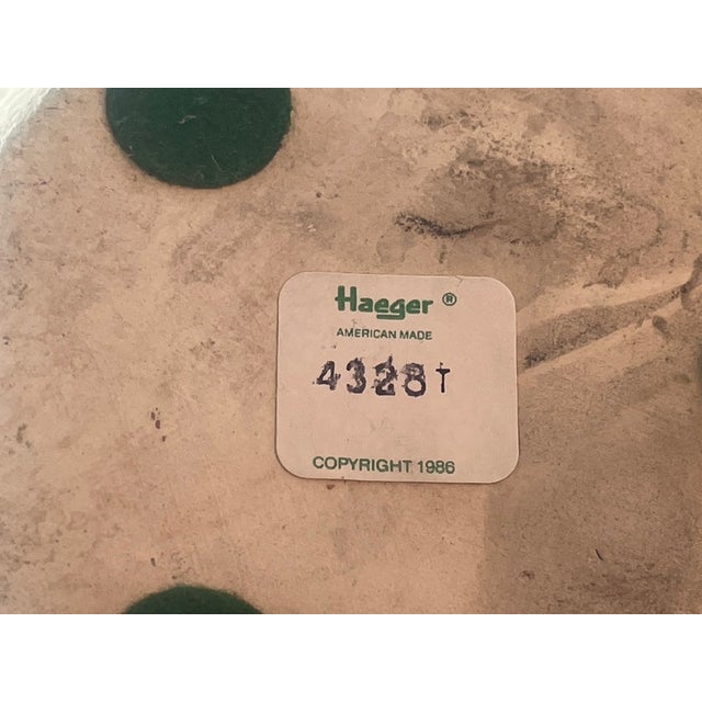 This striking vintage Haeger vase from 1986 embodies the best of 80's-era American pottery with a timeless, transitional...