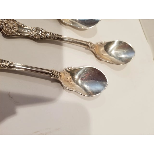 English Six Tiffany English King Ice Cream Spoons For Sale - Image 3 of 9