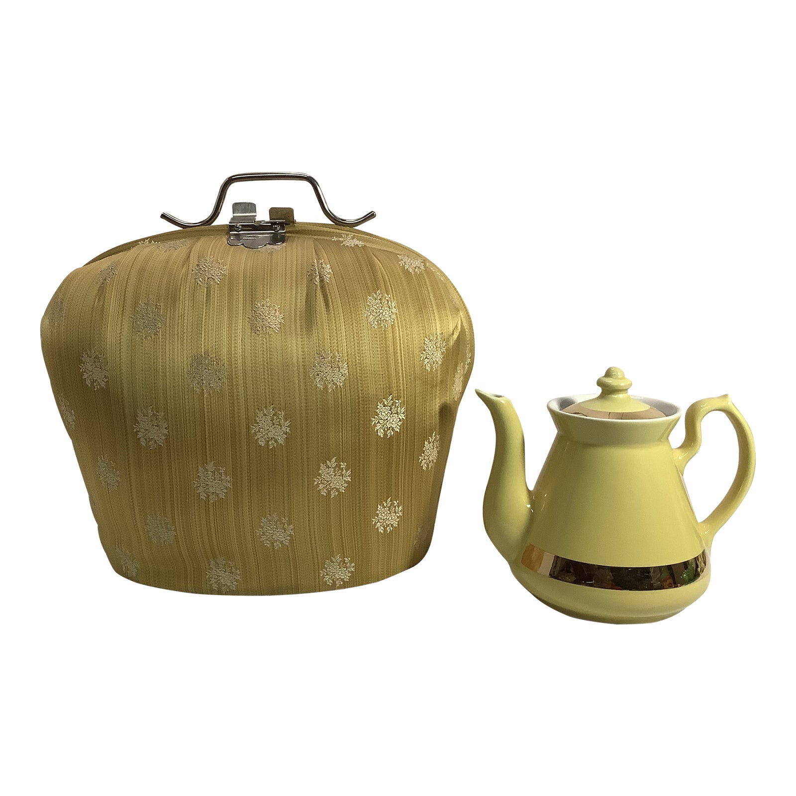 Vintage Teapot Cozy Carriage Carrier With Hall Teapot 2 Pieces Chairish