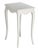 French 1920s Petite Antique White French Side Table For Sale - Image 3 of 8