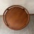Round Wooden Serving Cart on Wheels For Sale - Image 3 of 6