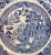 English Antique Blue Willow Salad Plate From England - Circa 19th Century For Sale - Image 3 of 5