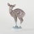 A porcelain deer figurine produced in the 1970s by the renowned danish manufacturer bing & grøndahl. a charming and...