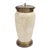 Tall Ceramic Urn With Oxidized Brass Lid and Base, C. 1900's For Sale