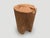 Andrianna Shamaris Organic Cylinder Teak Wood Side Table For Sale - Image 4 of 5