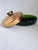 Mid-Century Modern 1940s Mid Century Modern Retro Starburst Green and Brass Divided Candy Dish For Sale - Image 3 of 12
