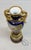 Antique Hand Painted Royal Vienna Porcelain Cobalt Gold Lidded Vase Mini Urn For Sale - Image 13 of 16