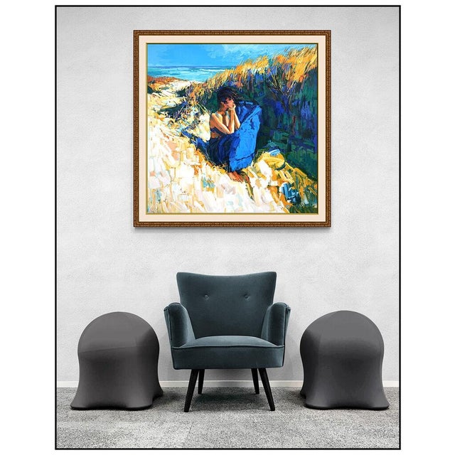 Message us to inquire about custom framing options! (Included for free with every purchase) The artwork here, "Brise", is...