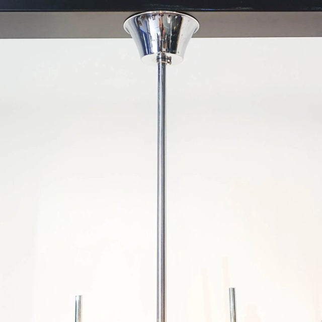 Italian Chrome Chandelier by Gaetano Sciolari, 1970s For Sale - Image 17 of 18
