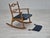 Set of Danish Oak Rocking Chair with Footstool, 1960s For Sale - Image 16 of 18